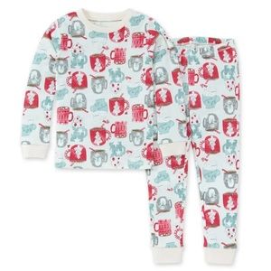 NWT: Burt’s Bees Holiday Pajamas - 4 Years - hot cocoa print